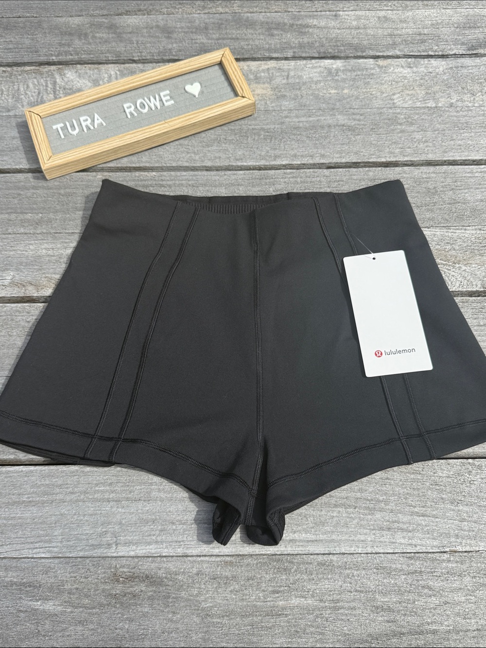 Lululemon Define Micro Short Luon Black NWT Size Small